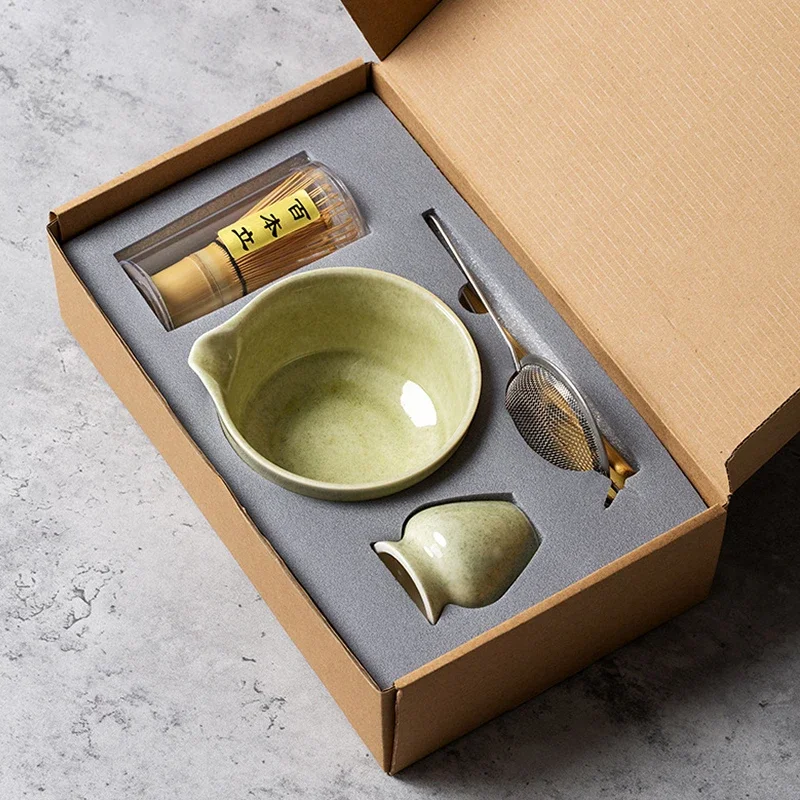 Matcha Bowl Chawan - Juego de 4/5/6/7 piezas para ceremonia