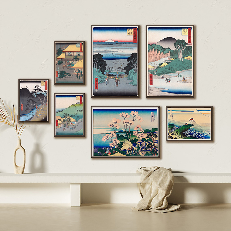 Japanese Living Lifestyle - Impresiones japonesas, cuadro sobre lienzo para