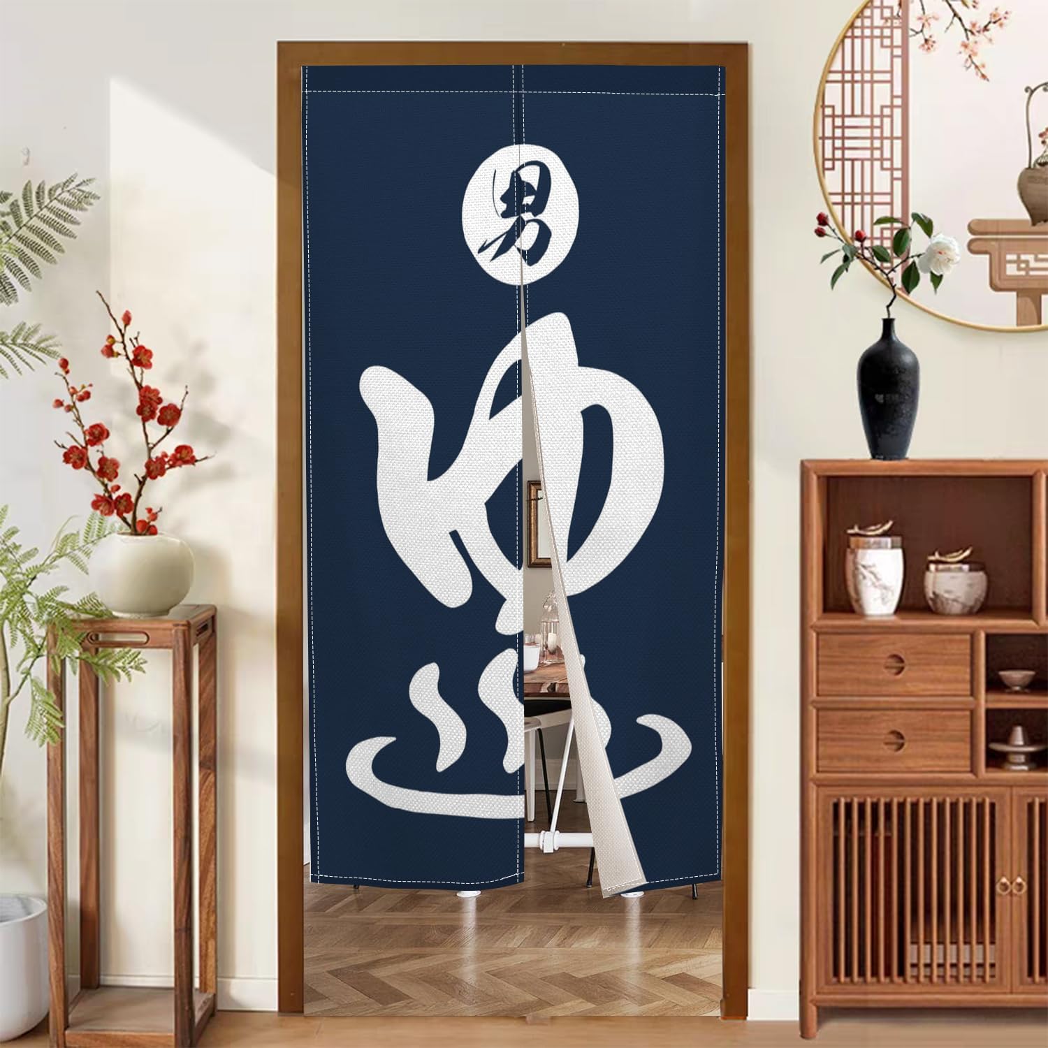 Noren Curtain Doorway - Cortina Noren Japonesa Larga para Puerta,