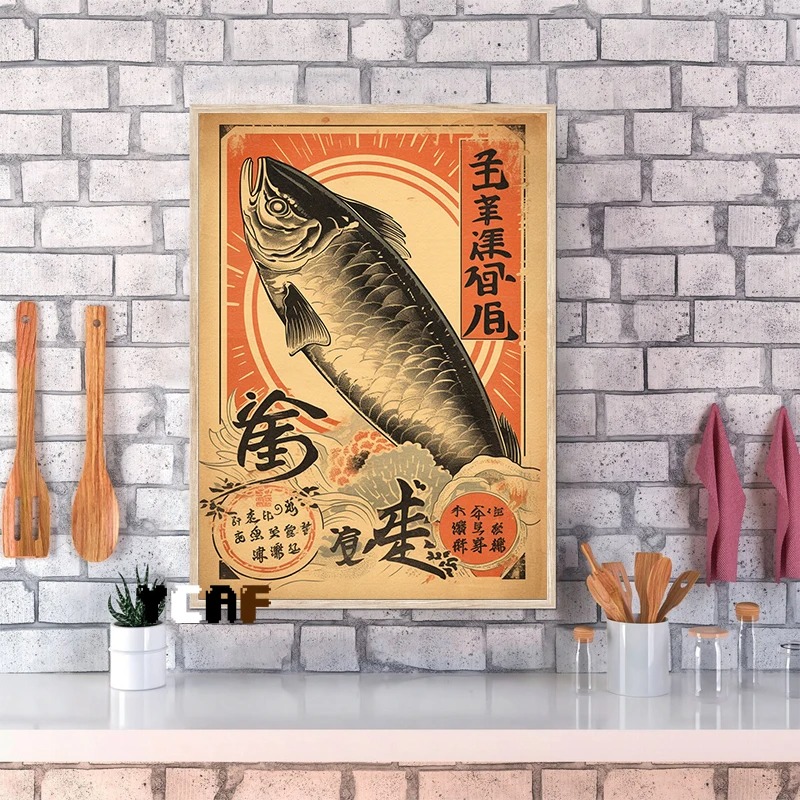 Póster de comida japonesa Vint - Japanese Food Lifestyle reseña y precio