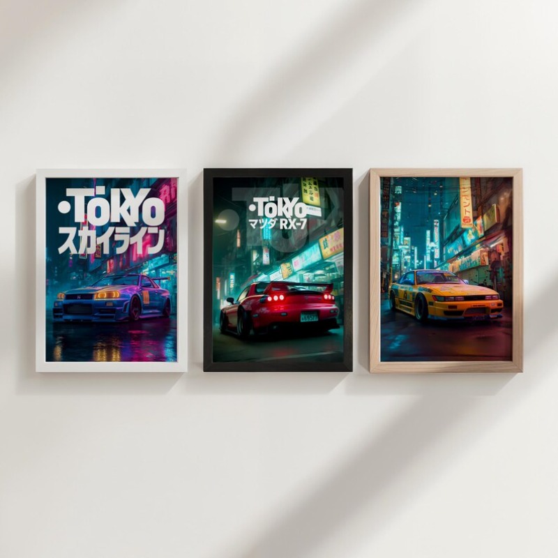 Póster Vintage de coche JDM de - Japanese Car Lifestyle reseña y precio