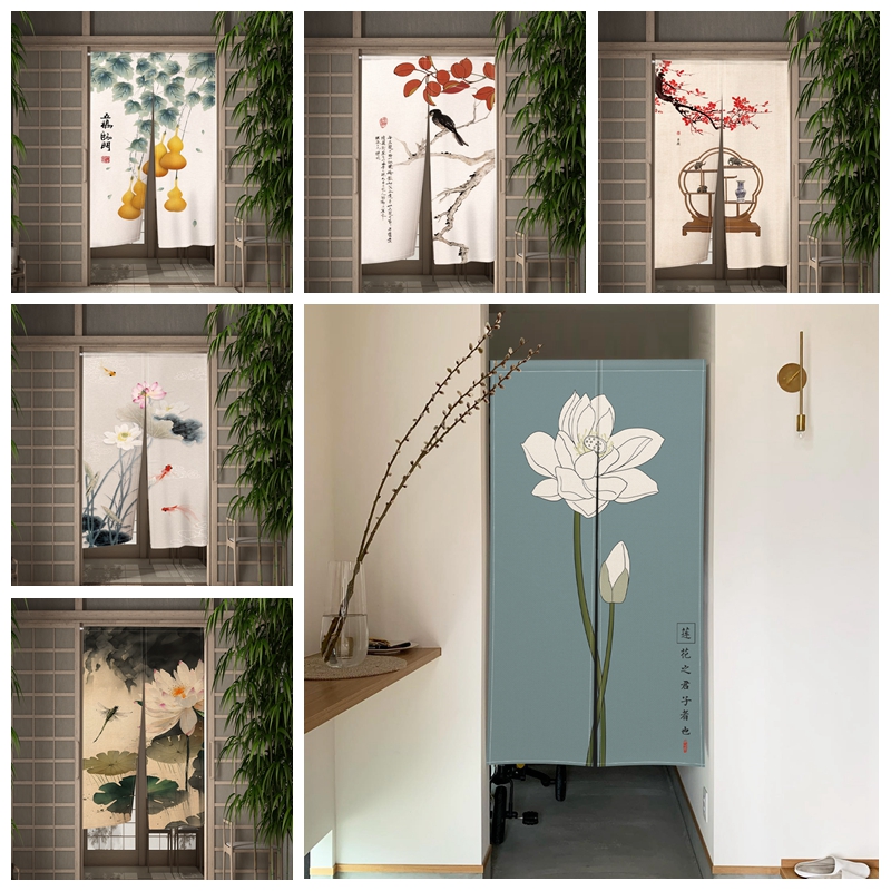 Pintura tradicional china japo - Noren Curtain Doorway reseña y precio