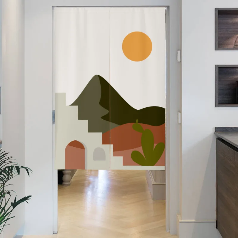 Cortinas nórdicas con diseño d - Noren Curtain Doorway reseña y precio