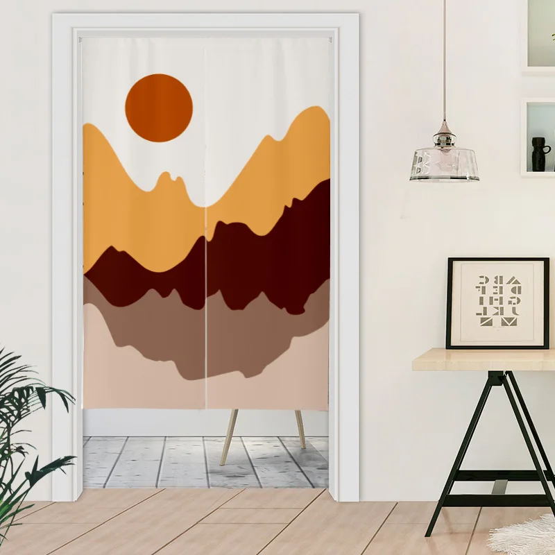 Cortinas nórdicas con diseño d - Noren Curtain Doorway reseña y precio