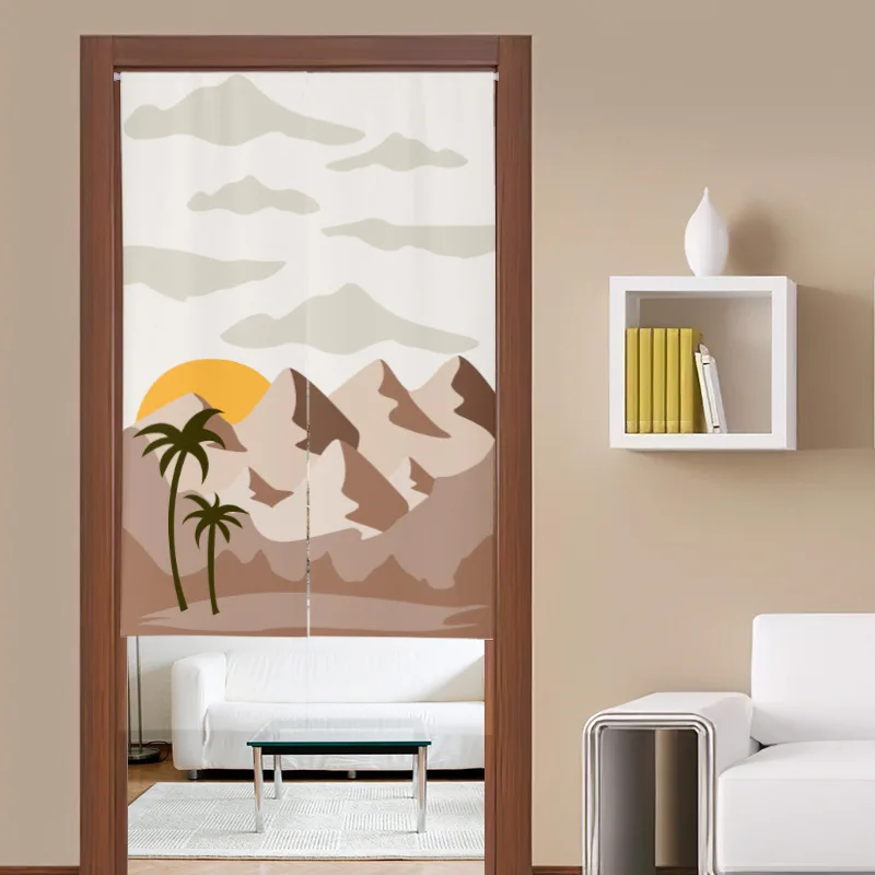Cortinas nórdicas con diseño d - Noren Curtain Doorway reseña y precio
