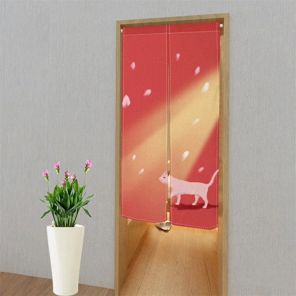 Cortina de puerta de flor de c - Noren Curtain Doorway reseña y precio