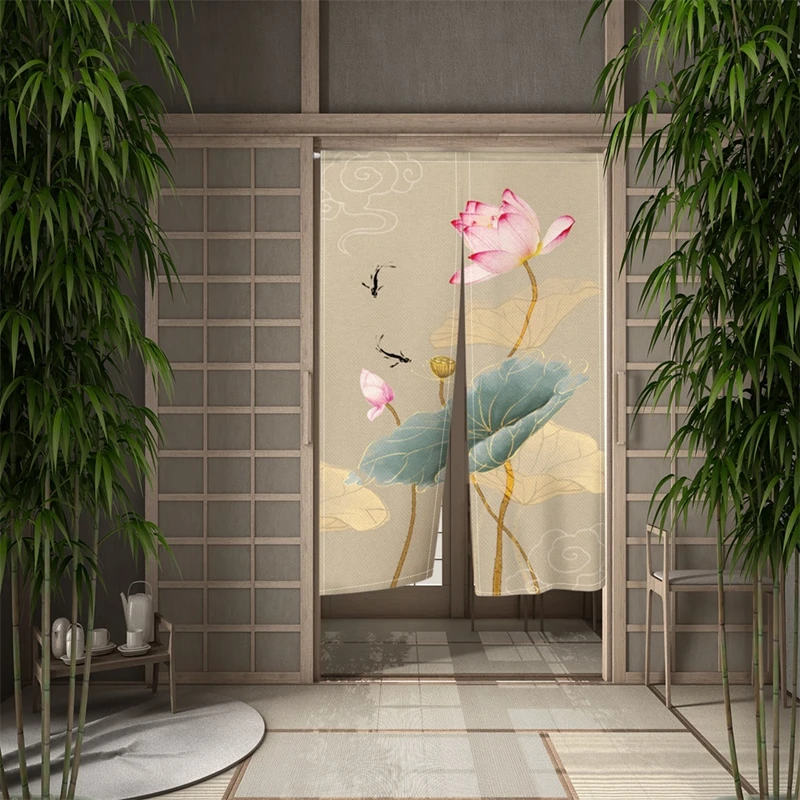 Puerta nórdica japonesa, pintu - Noren Curtain Doorway reseña y precio