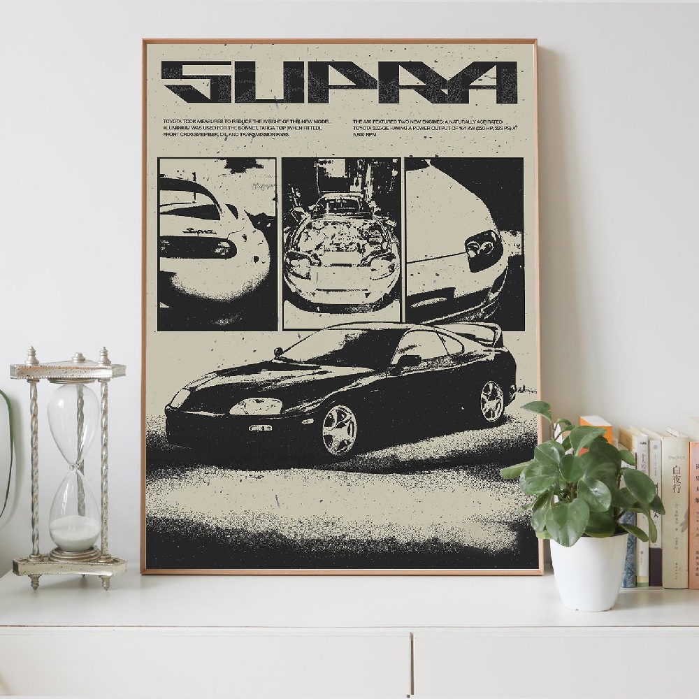 Cuadro Decorativo de Lona Esti - Japanese Car Lifestyle reseña y precio