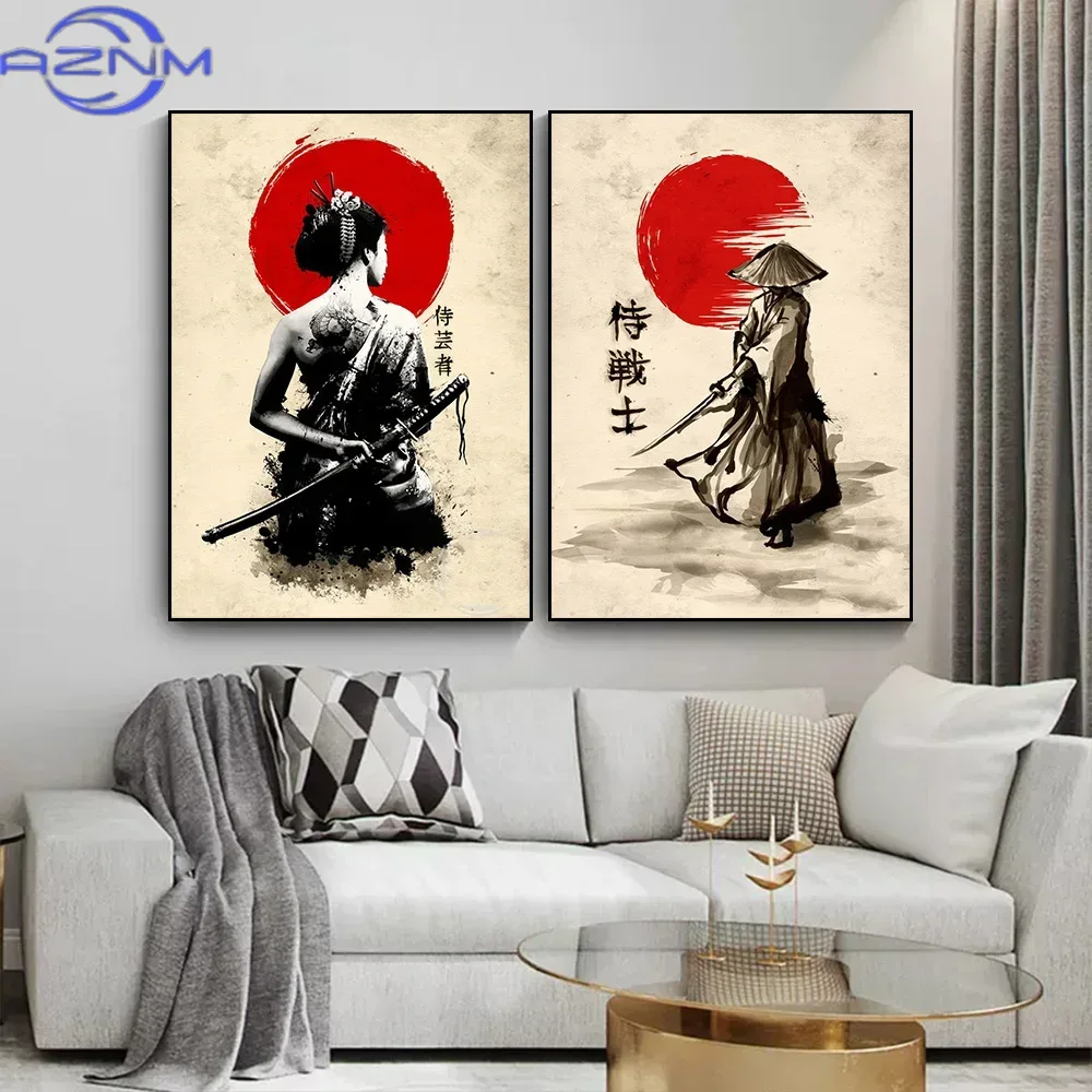 Pintura en lienzo AZNM, póster - Japanese Living Lifestyle reseña y precio