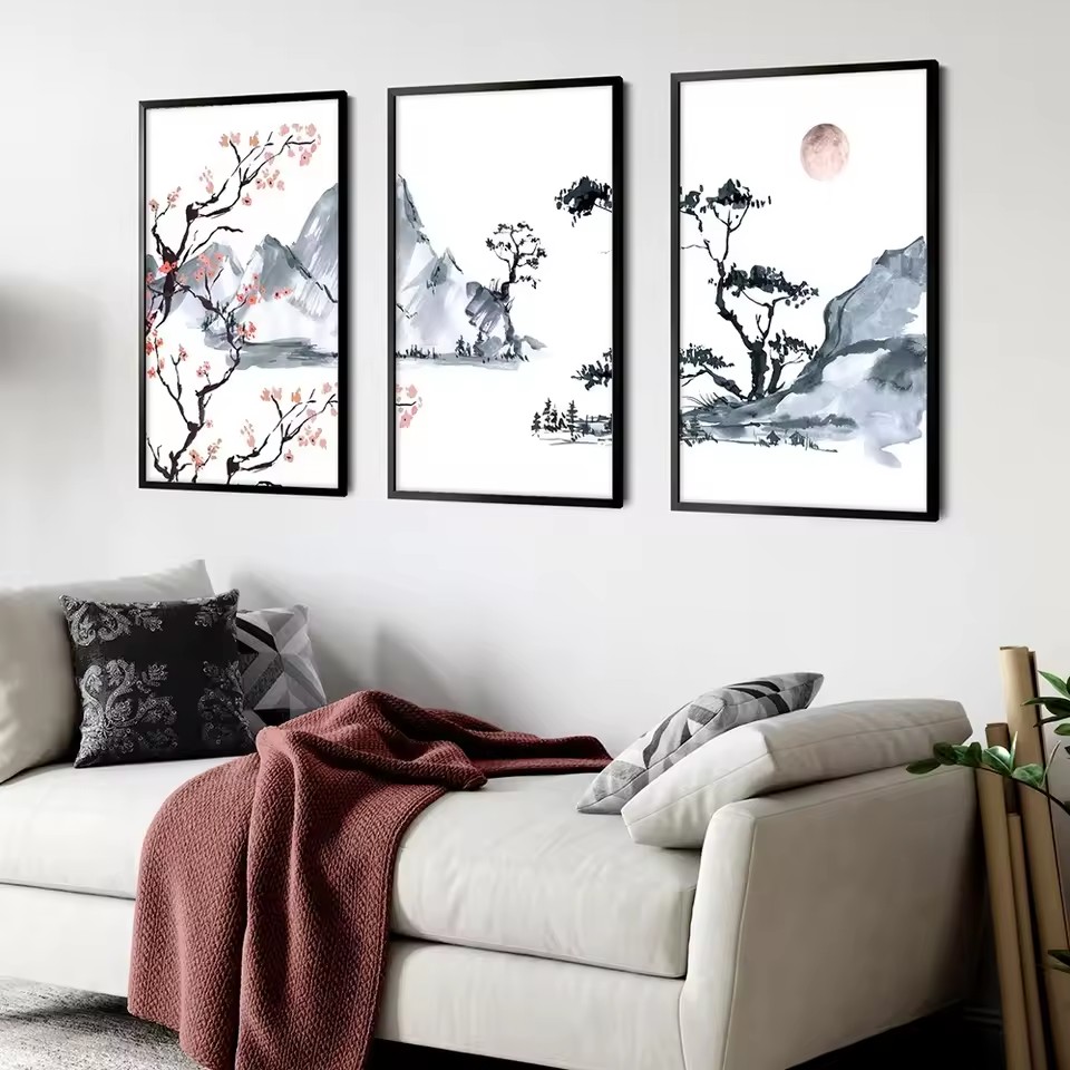 Póster de pintura al óleo sobr - Japanese Living Lifestyle reseña y precio