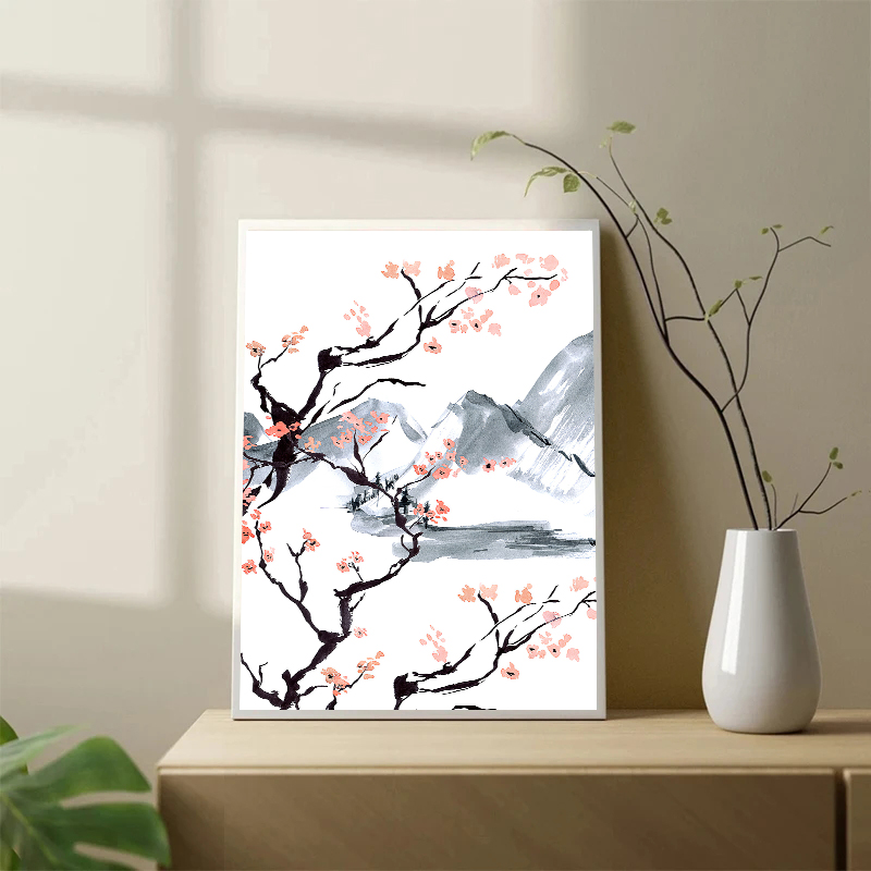 Póster de pintura al óleo sobr - Japanese Living Lifestyle reseña y precio