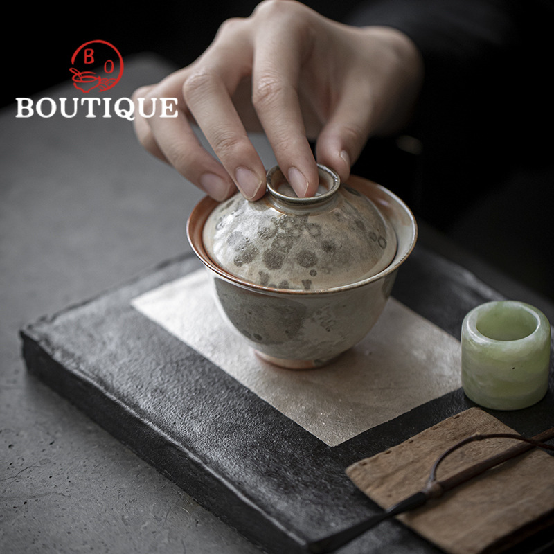 Arte de cerámica de tinta de h - Matcha Bowl Chawan reseña y precio
