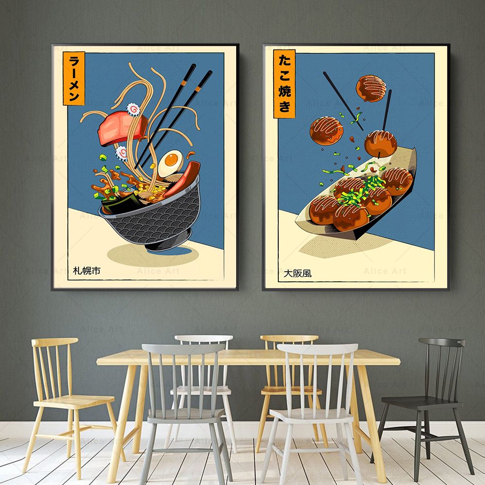 Póster de estilo japonés para  - Japanese Food Lifestyle reseña y precio