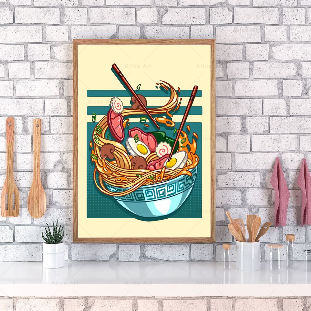 Póster de estilo japonés para  - Japanese Food Lifestyle reseña y precio