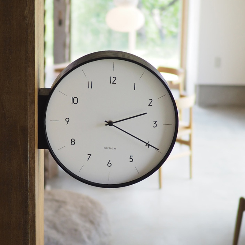 Reloj de pared de doble cara d - Japanese Living Lifestyle reseña y precio