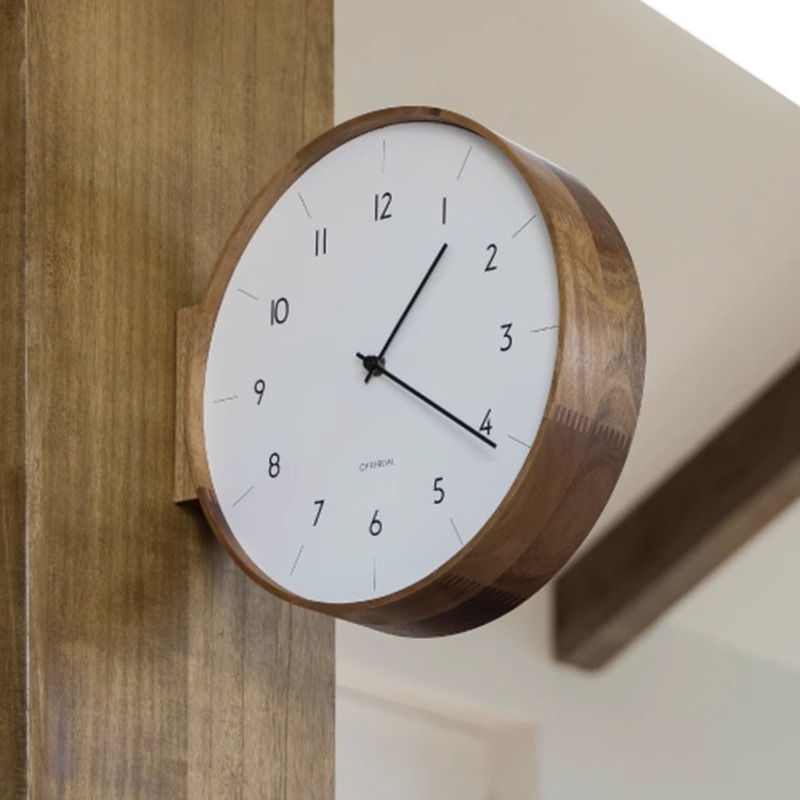 Reloj de pared de doble cara d - Japanese Living Lifestyle reseña y precio