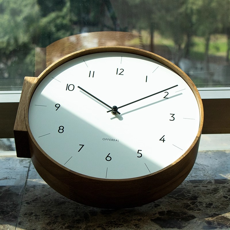 Reloj de pared de doble cara d - Japanese Living Lifestyle reseña y precio