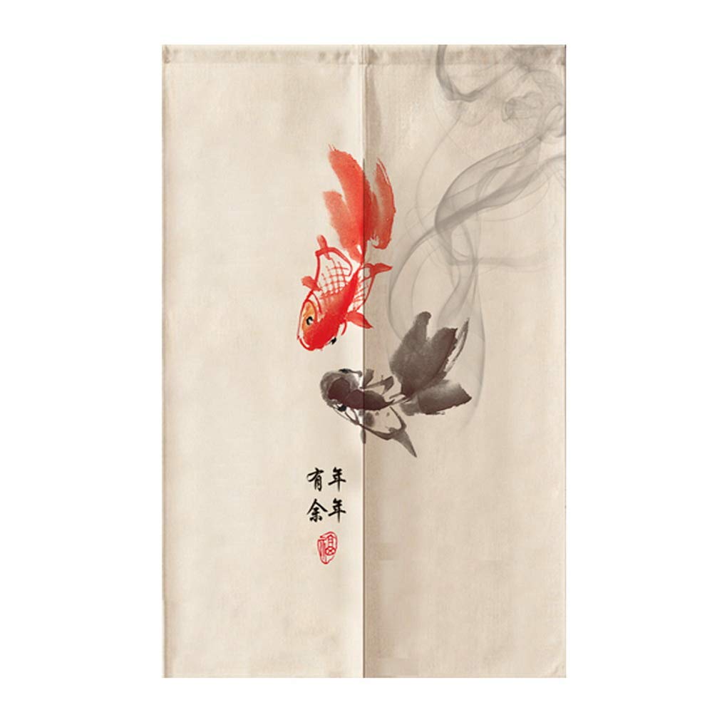 Cortina nórdica japonesa de pe - Noren Curtain Doorway reseña y precio